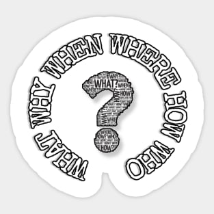 Question everything Sticker